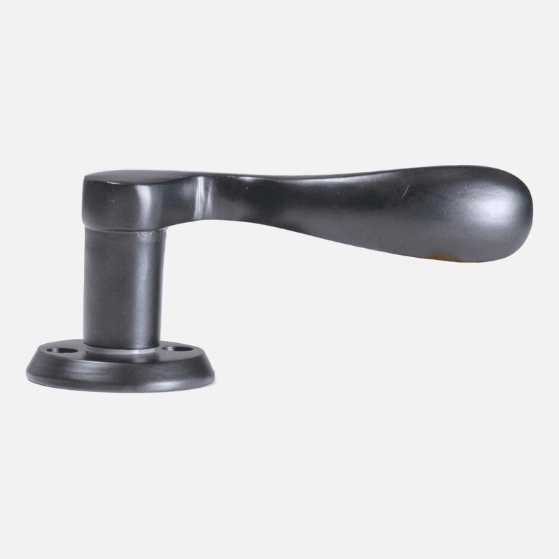 Door handle Ola - black cast iron