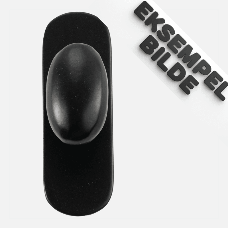 Skilt ovalt til knott